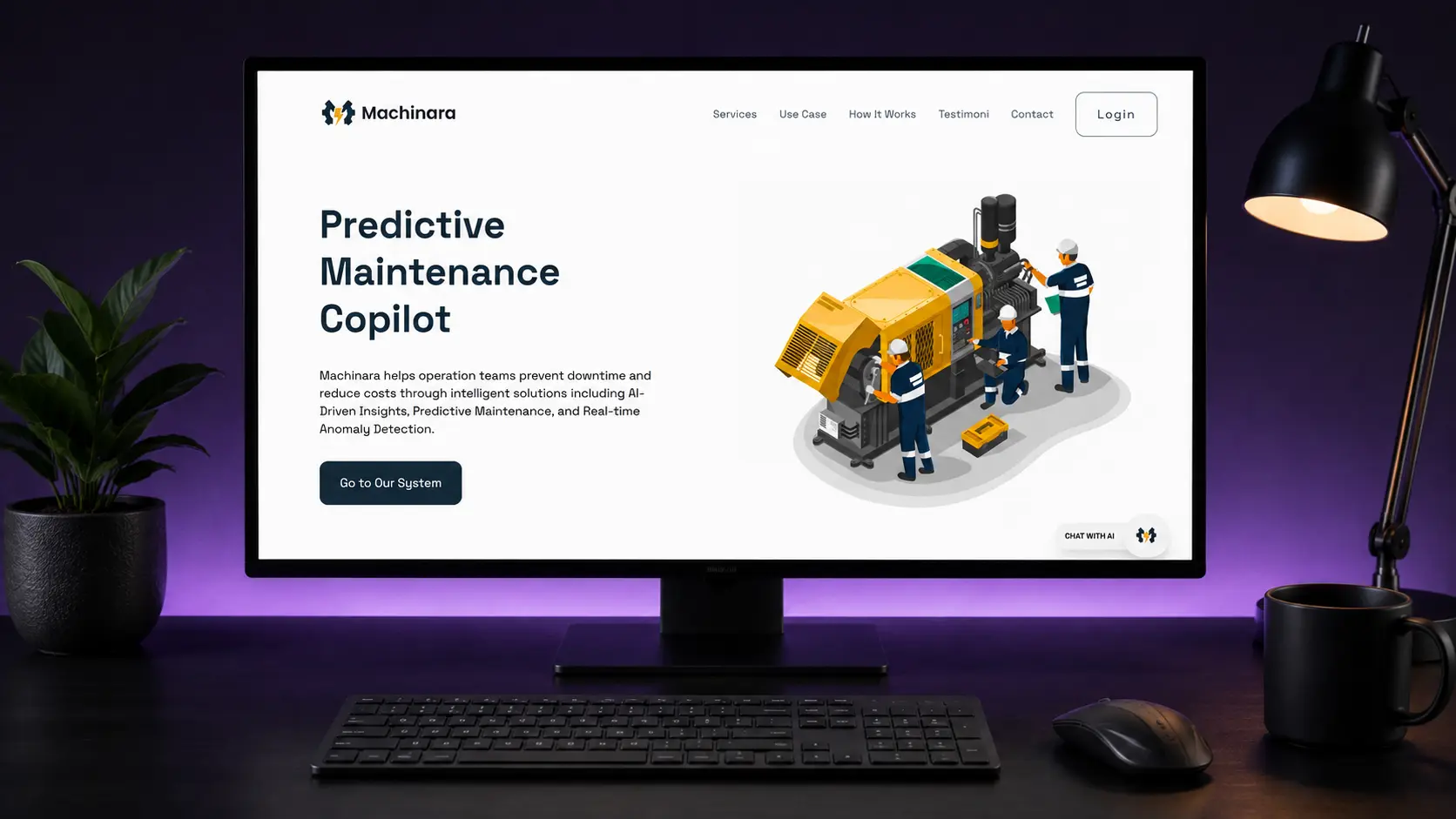 Visual proyek Machinara