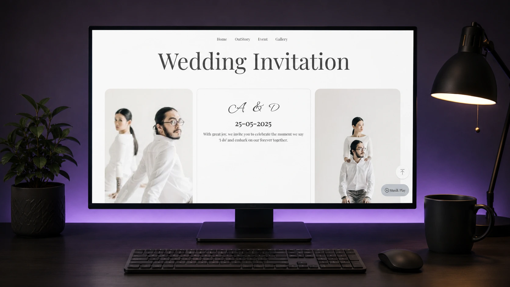 Visual proyek Wedding